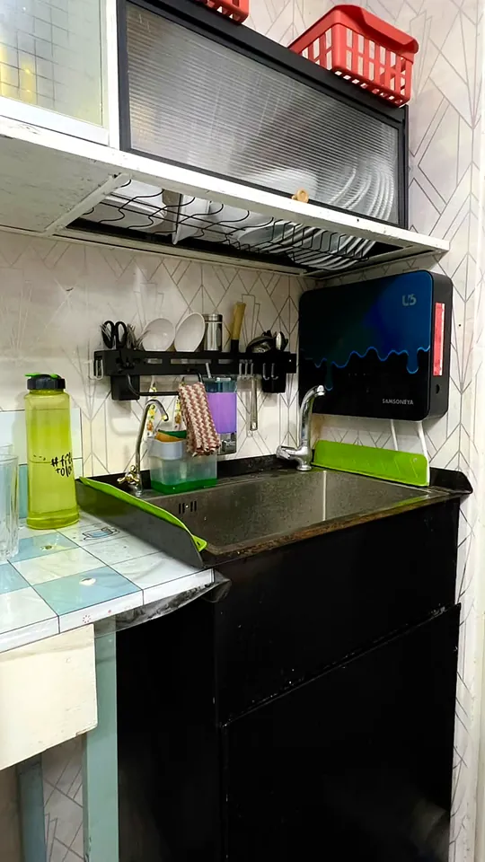 Sink and filtered water